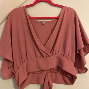 XL Charlotte Russe Blouse Crop Top
